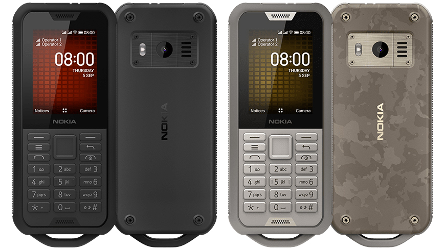Nokia 800 Tough siyah ve çöl kumu özellikleri